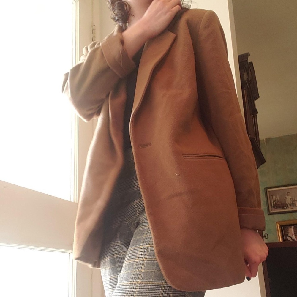 Harvé Benard Tan Coat Size 10